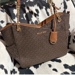 Michael Kors Brown Tote Bag